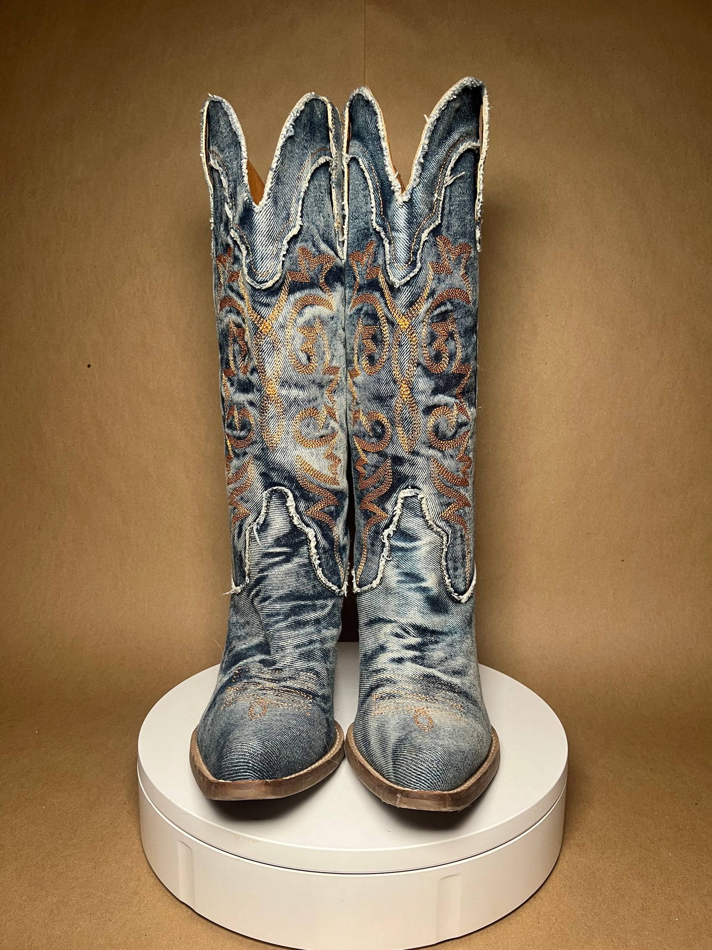 Dingo size 10 Texas Tornado denim cowboy boot NEW WITHOUT TAGS