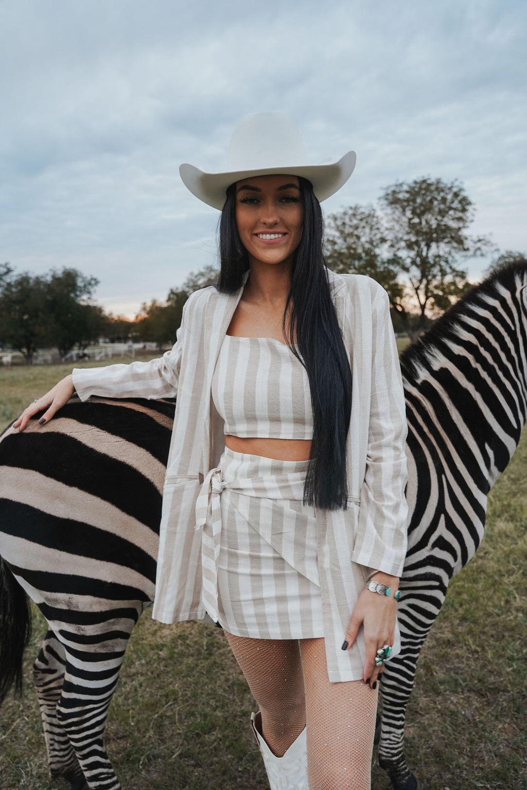 striped set