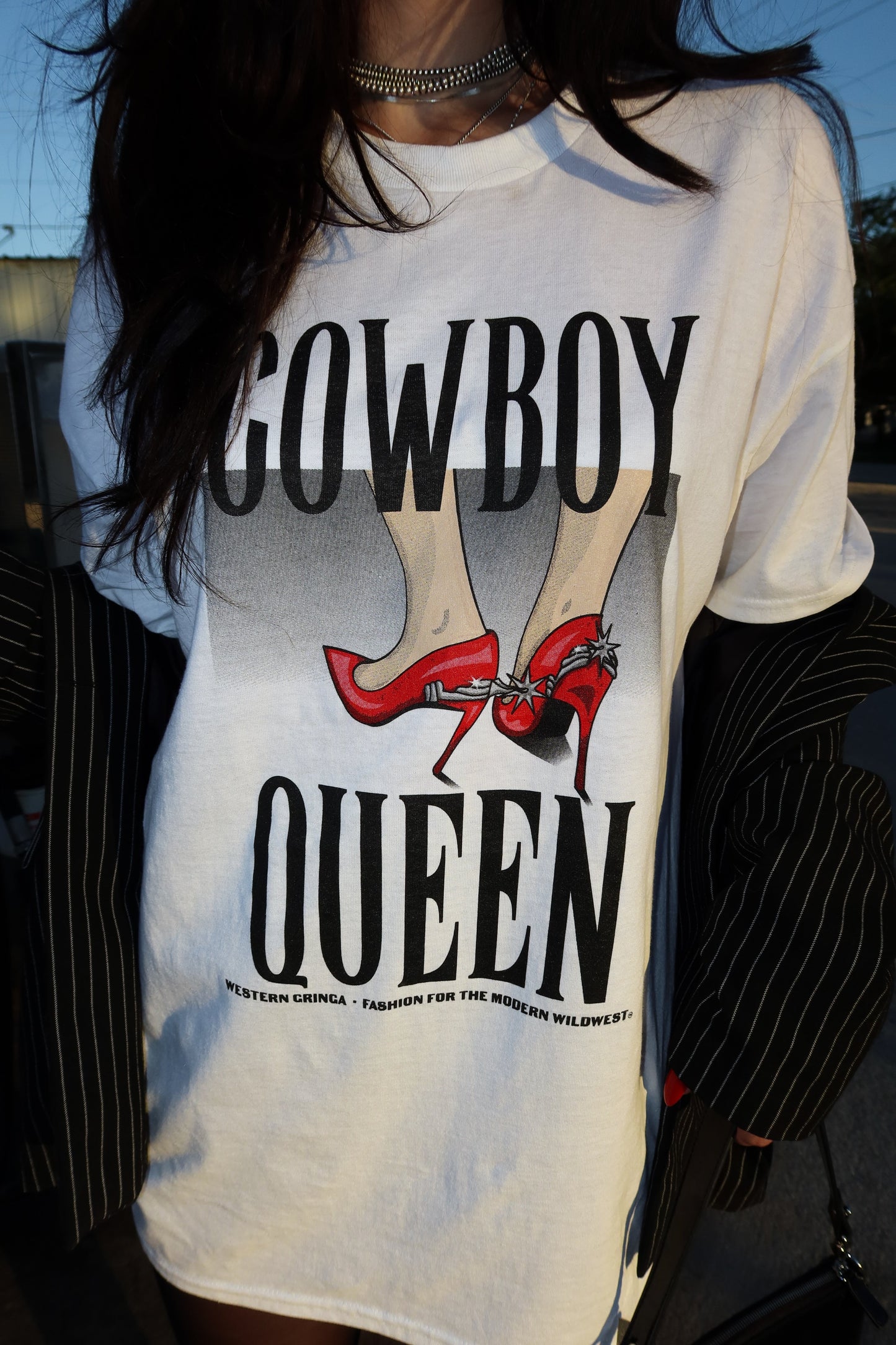 cowboy queen tee