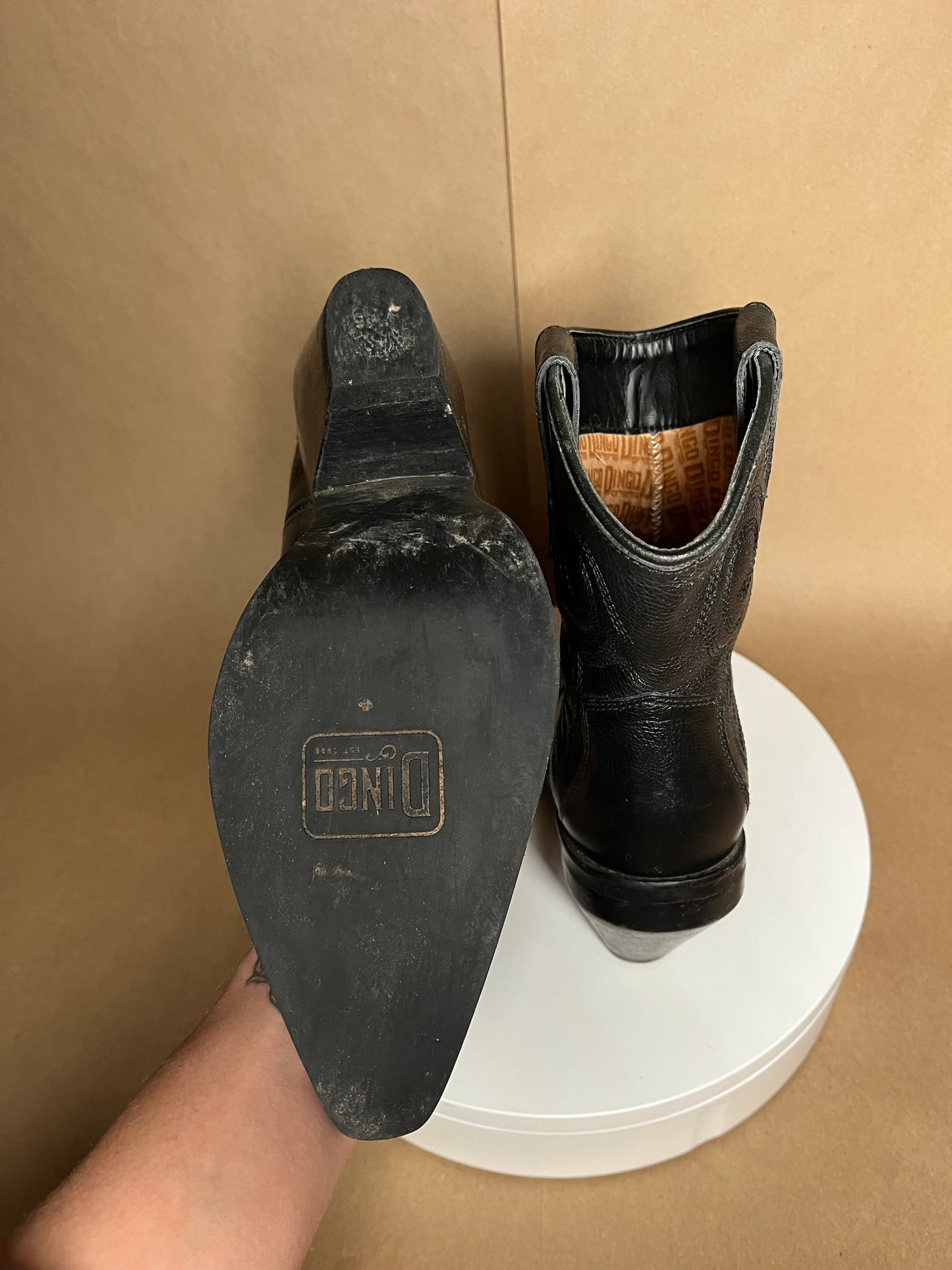Dingo size 10 black pretty n prissy boots GENTLY USED