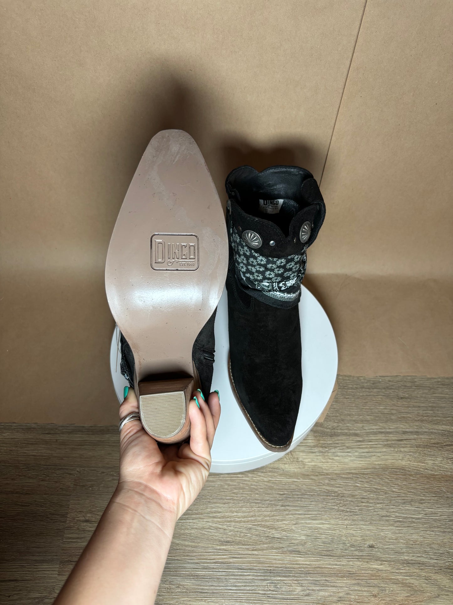 DINGO size 10 Bandita black boots NEW IN BOX