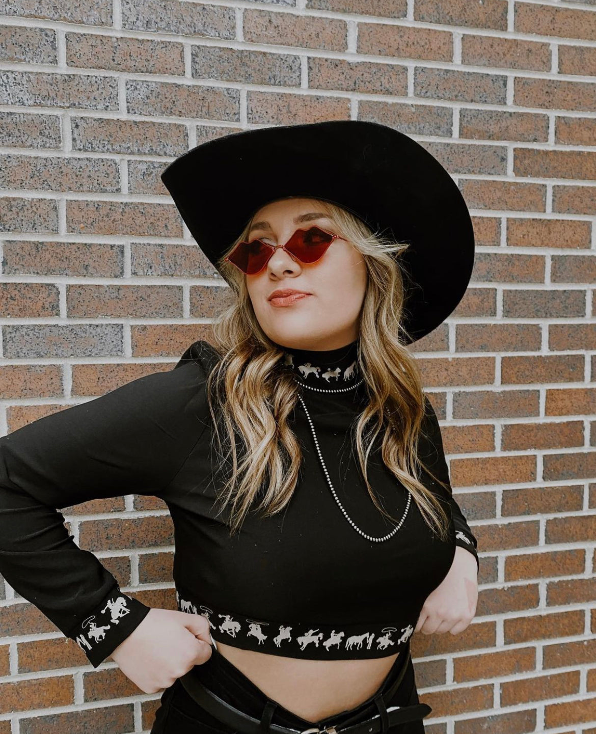 pre-order cowboy silhouette turtle neck