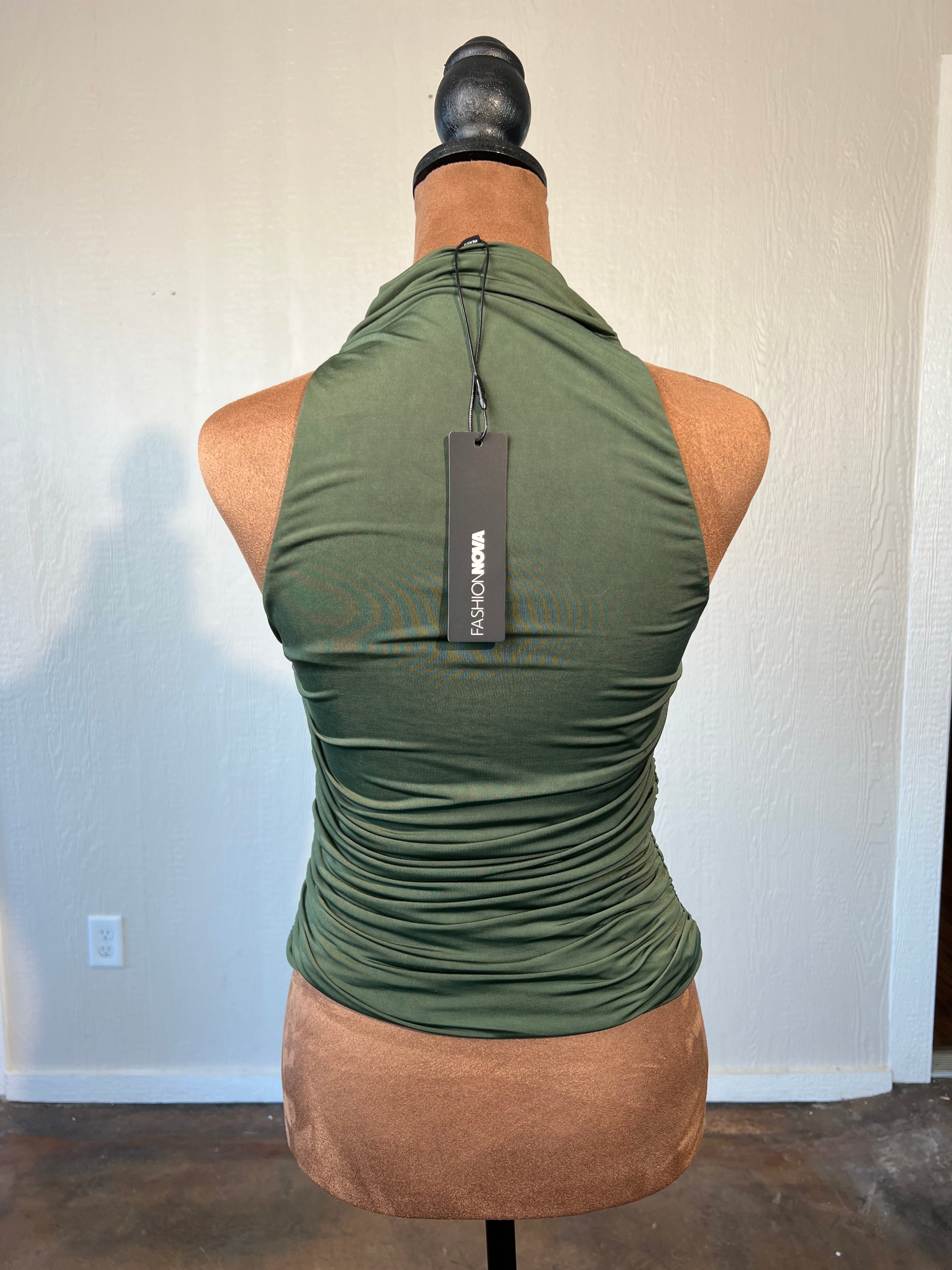 Fashion Nova size small high neck top NWT