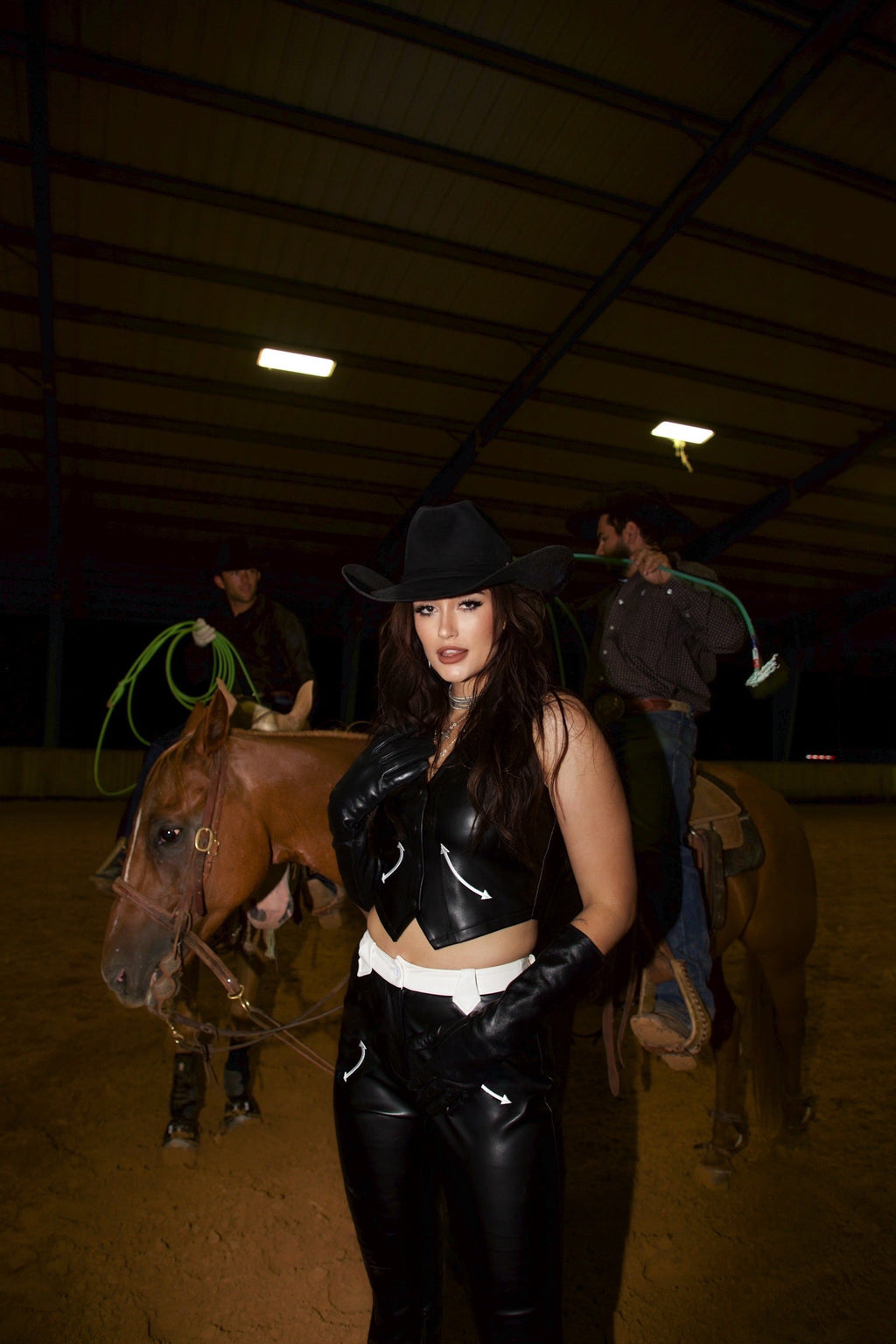 cowboy DNA leather western pants