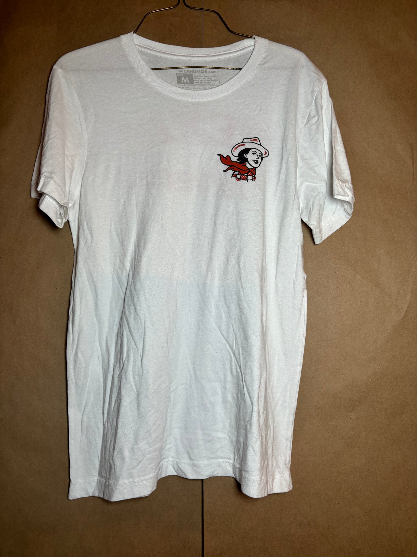 Texas Woman size medium tee GENTLY USED