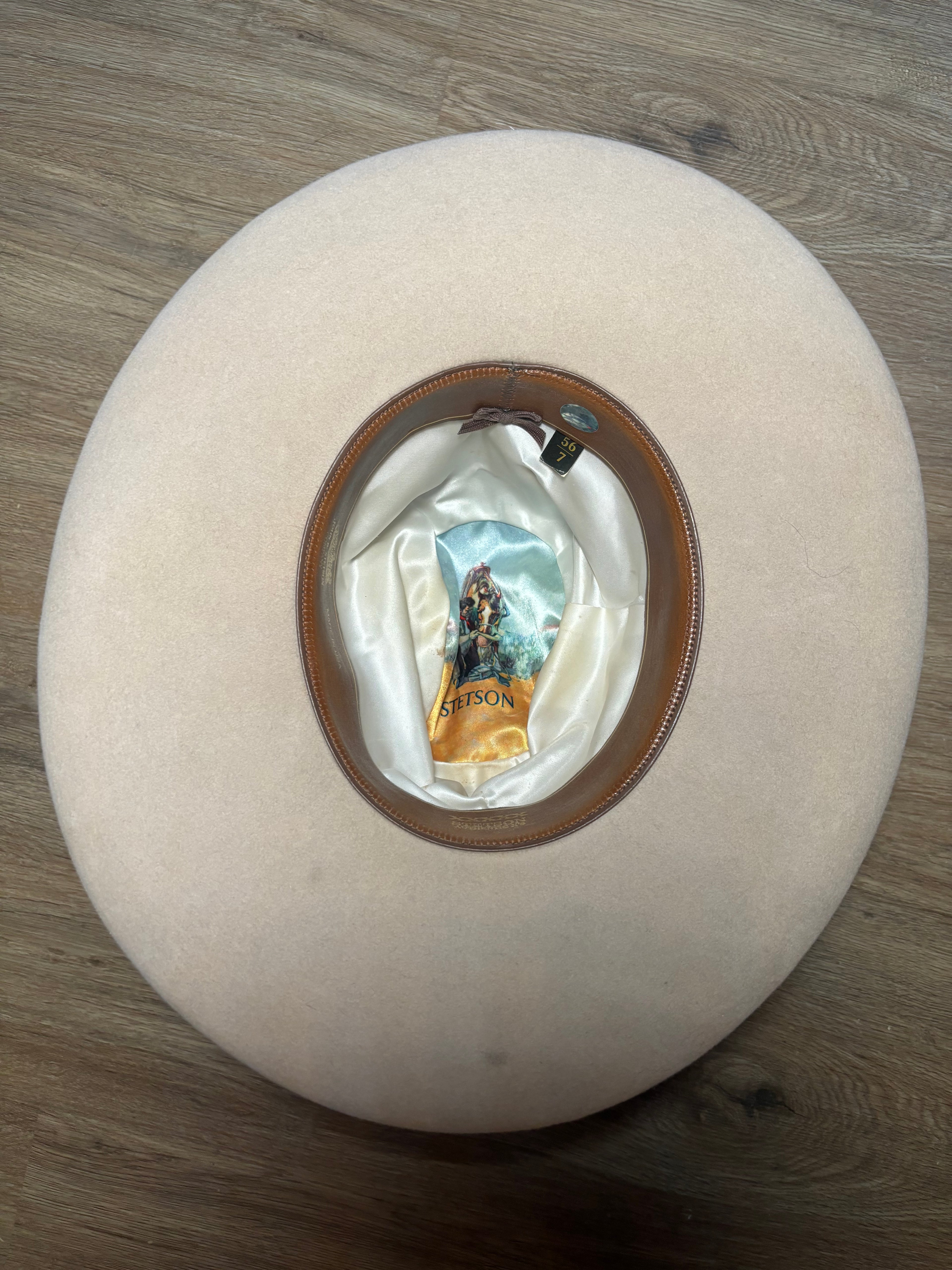 Stetson size 7  5x felt cowboy hat Tom Mix style USED