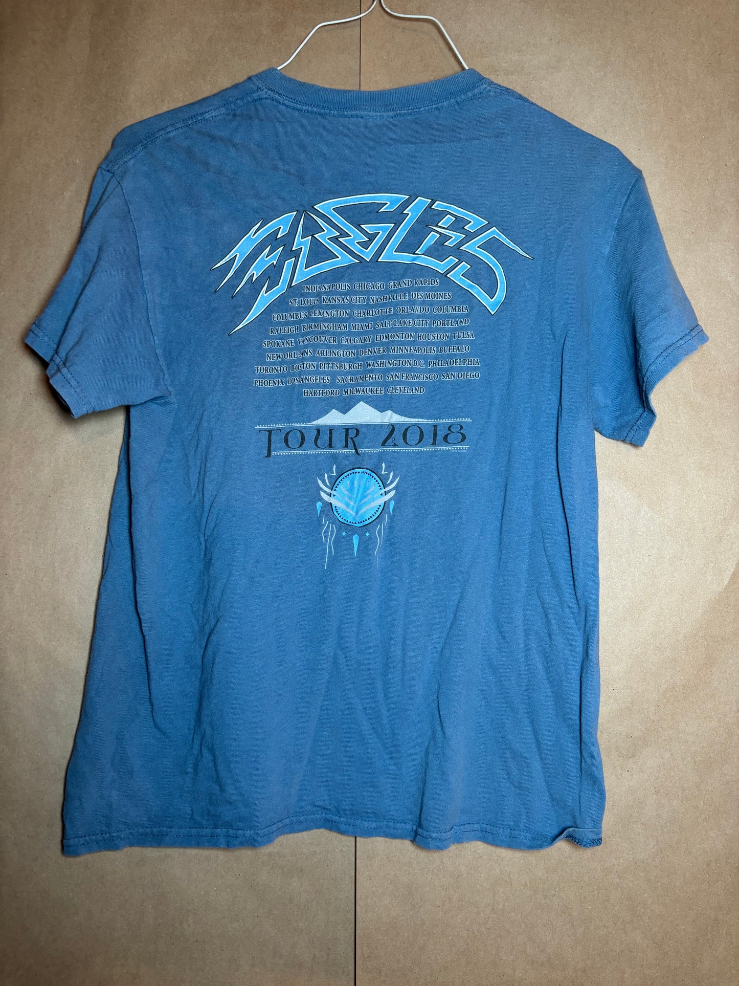 Eagles size medium 2018 band tour tee GENTLY USED