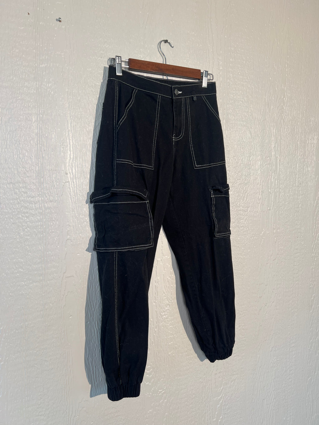 Honey Peach size small 26" x 25" cargo pants USED