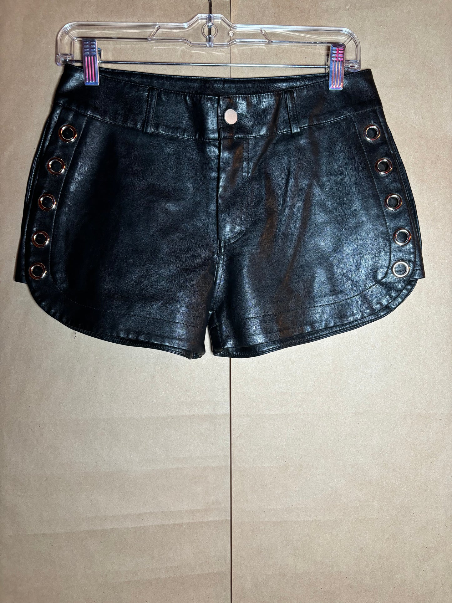 Simple size small leather shorts LIKE NEW