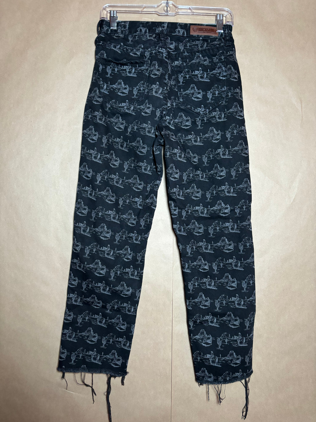 Rock and Roll Denim size 25 western print jeans GENTLY USED
