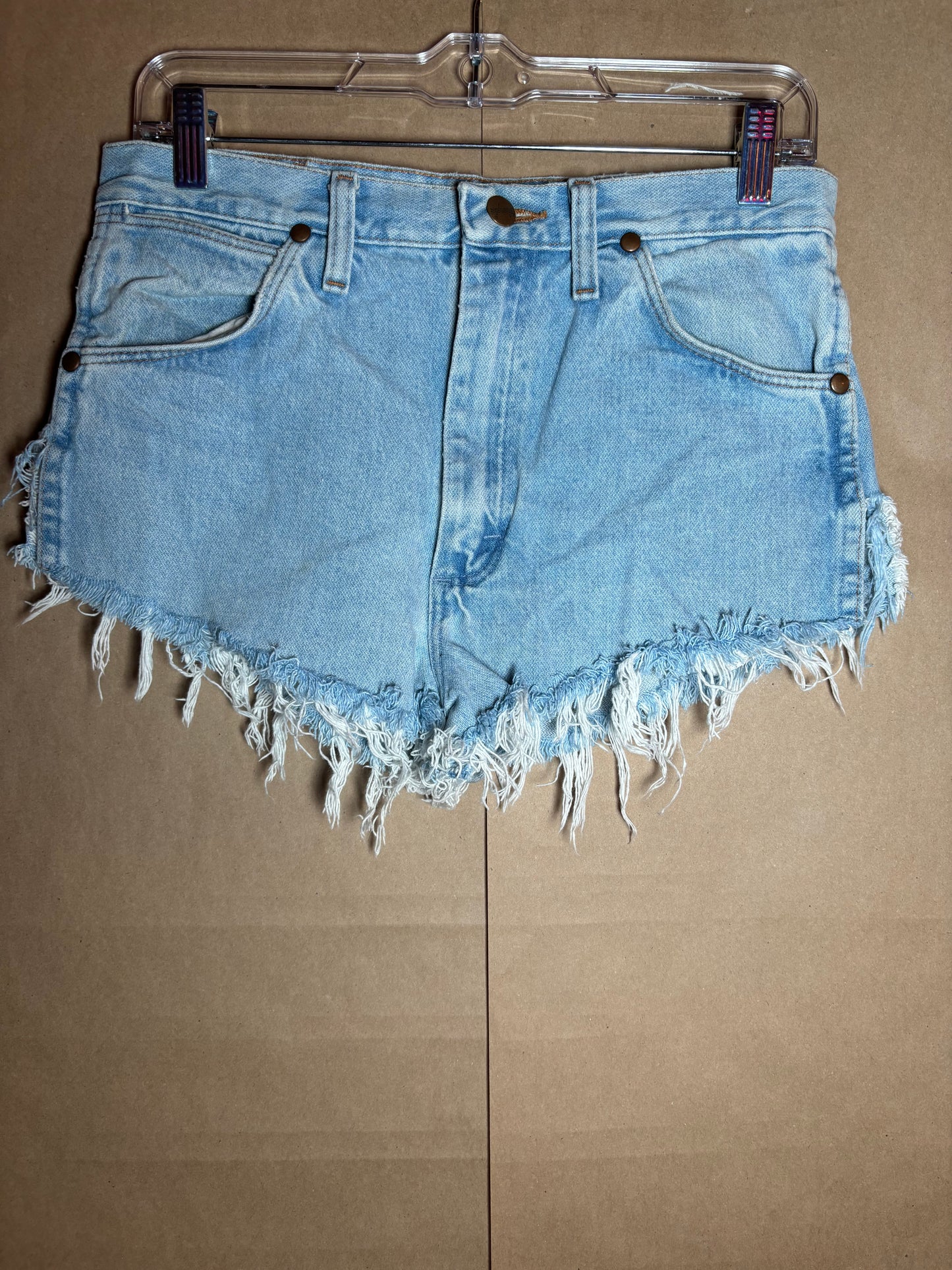 Wrangler size 26 cut off shorts USED