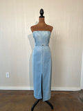 Free People size 6 denim dress LIKE NEW