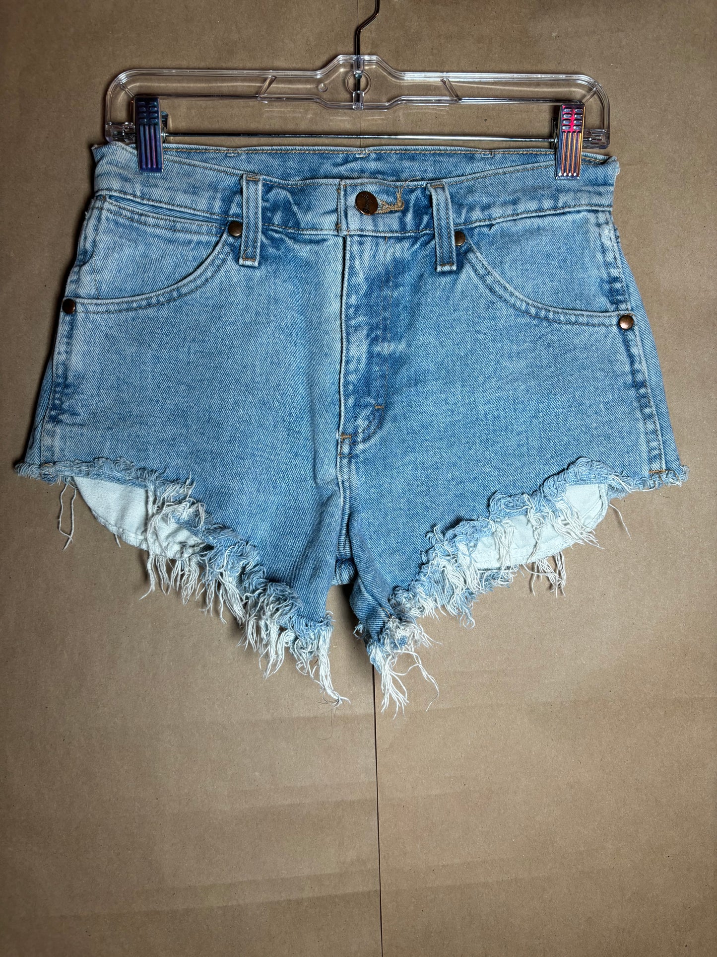 Wrangler size 26 cut off shorts USED