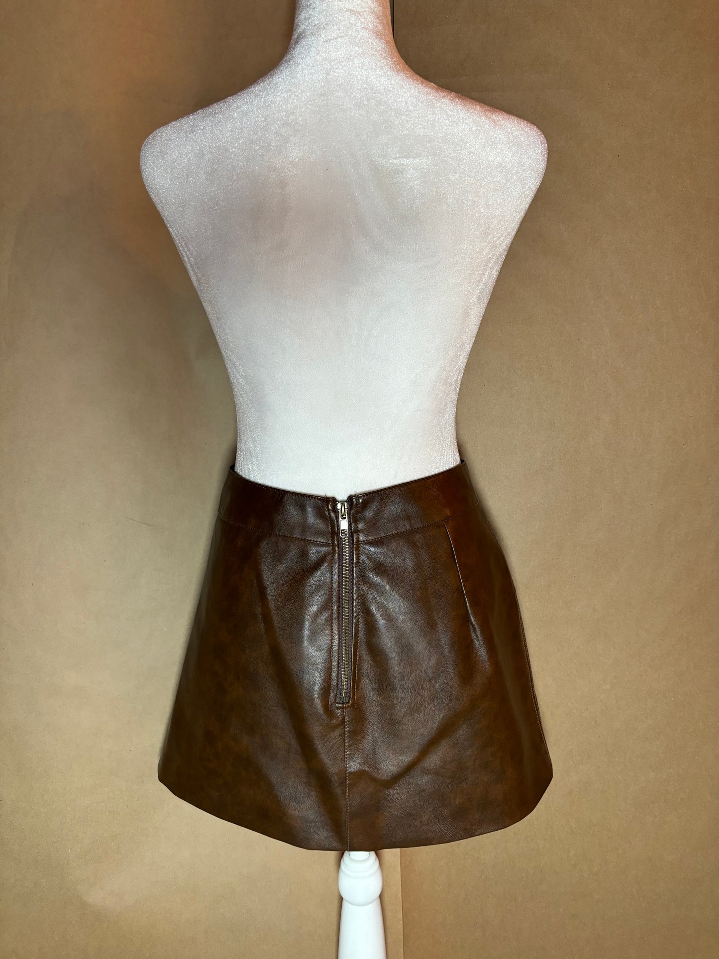 Fashion Nova size small faux leather skirt LIKE NEW