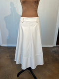 Haute Monde size small long faux leather skirt LIKE NEW