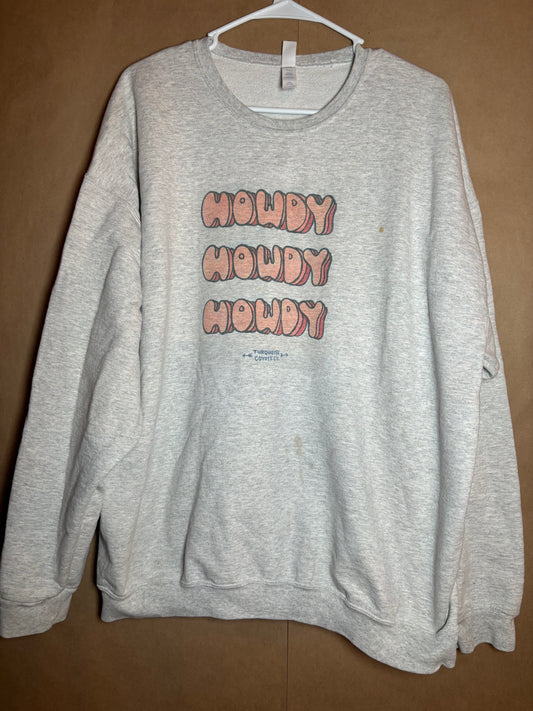 Howdy size 2xlarge sweatshirt USED