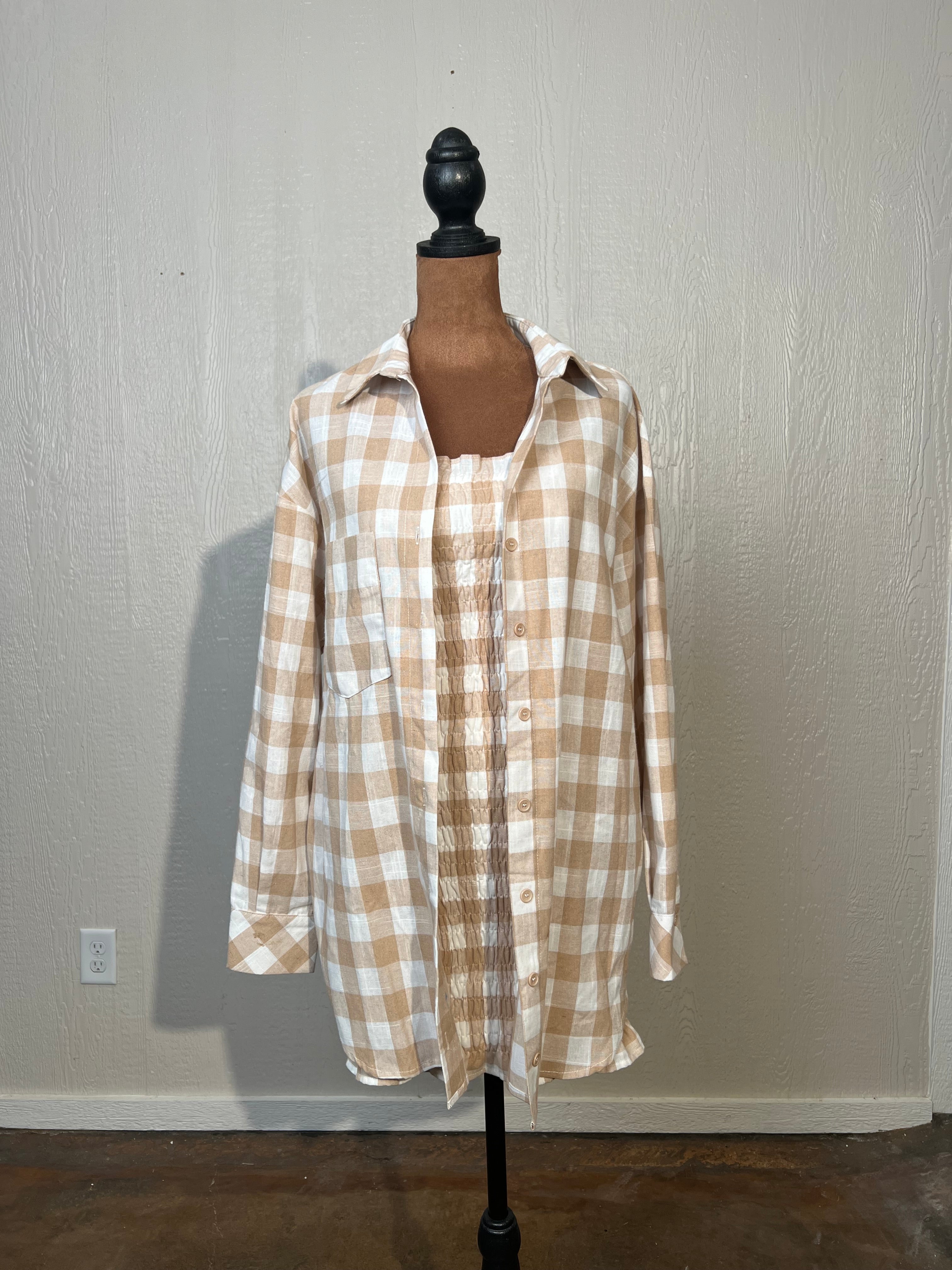 Fashion Nova size small dress and shacket set NWT