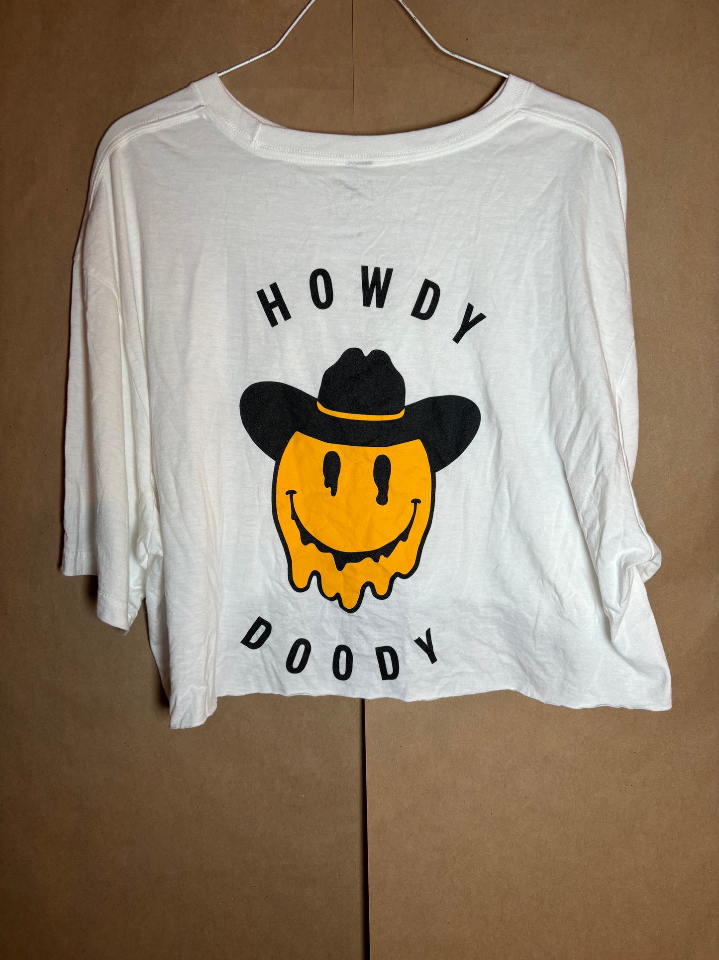 Sur West size 2xlarge cowboy smiley tee USED