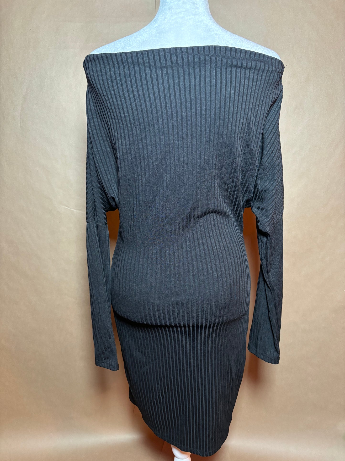 Blue Blush size small off the shoulder dress LIKE NEW