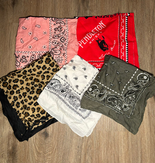 Bandana LOT of 5 NEW WITHOUT TAGS