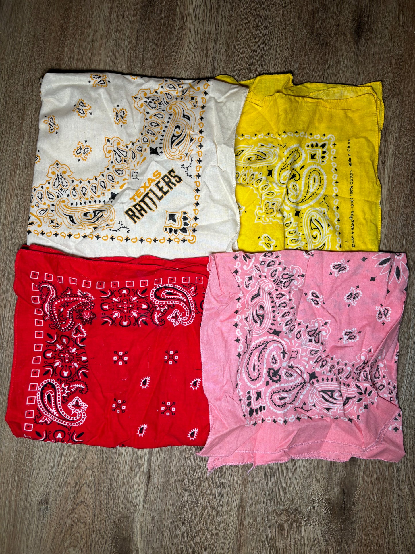 Bandana LOT of 4 NEW WITHOUT TAGS