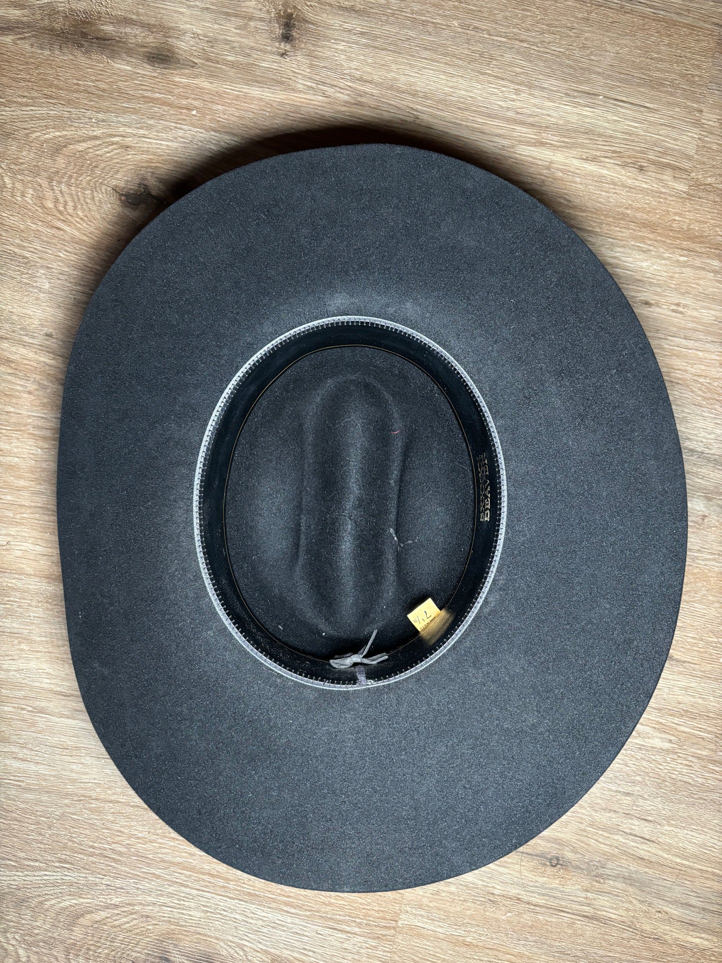 Rodeo King size 7 1/8  5x black felt hat NEW WITHOUT TAGS