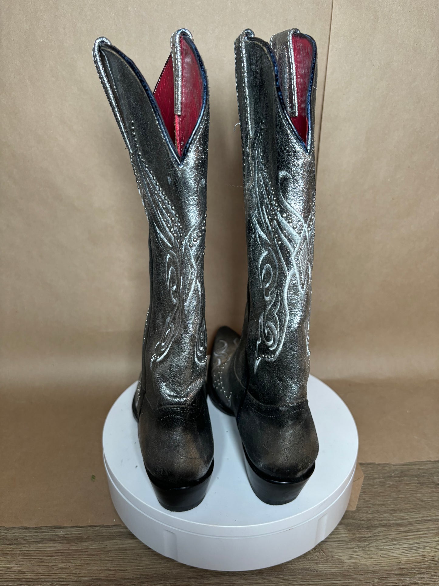 Ferrini size 9.5 Masquerade metallic boots GENTLY USED