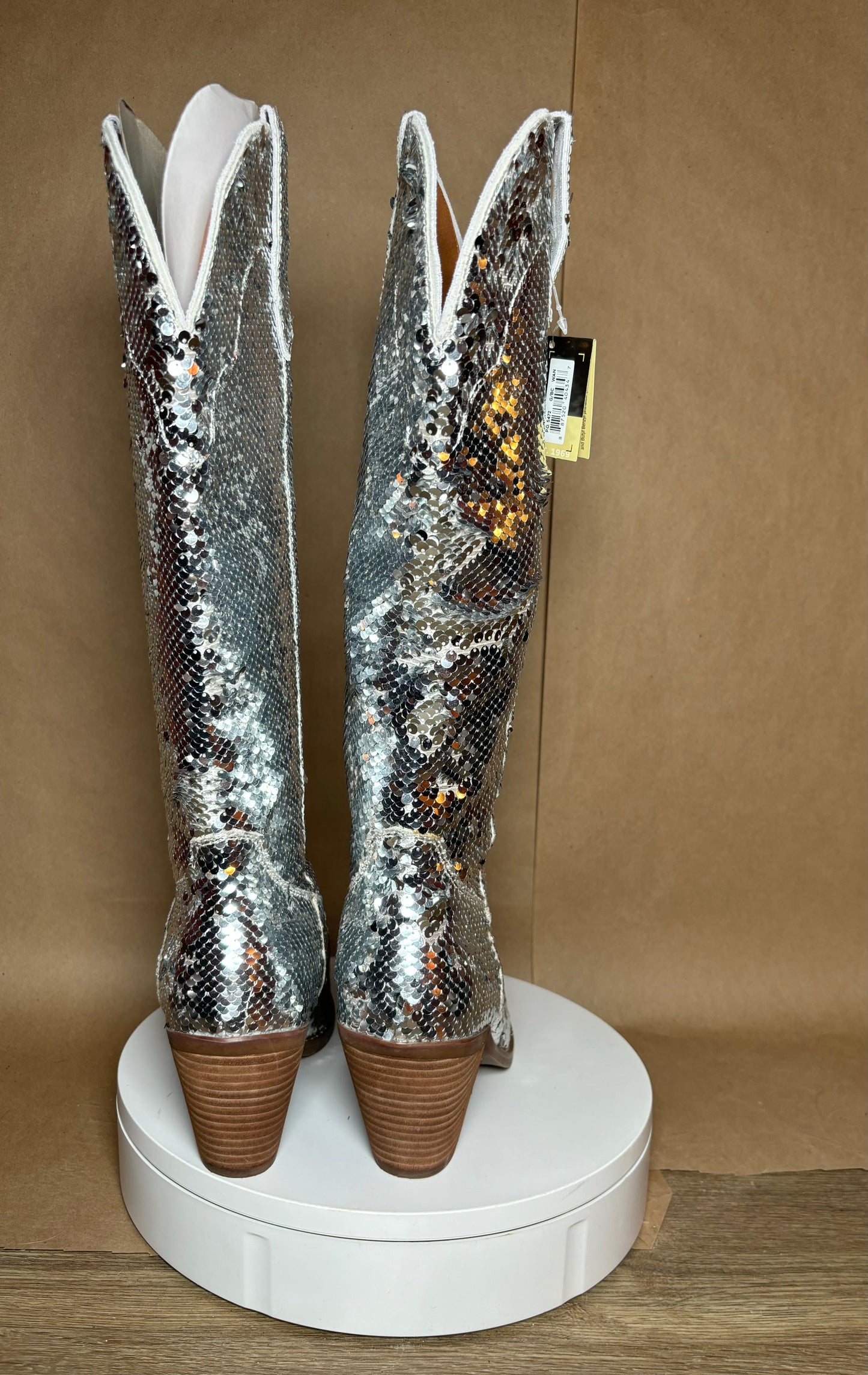 DINGO size 10 Dance Hall Queen sequin boots NEW IN BOX