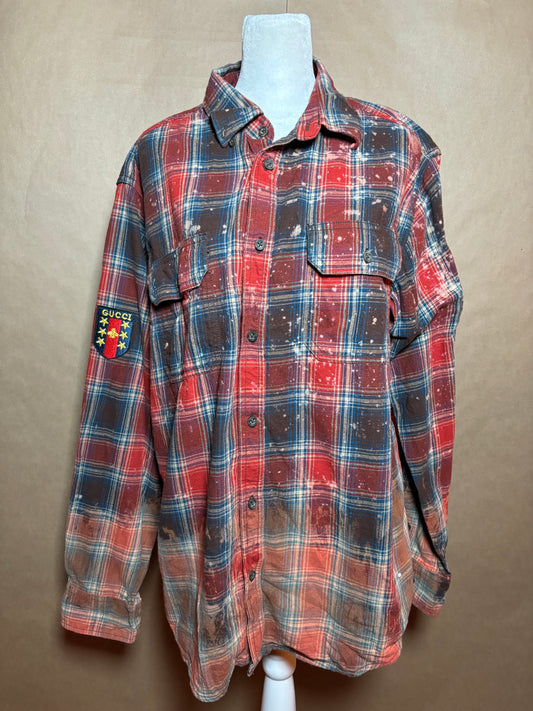 Whiskey Wrangler size large plaid button up NEW WITHOUT TAGS