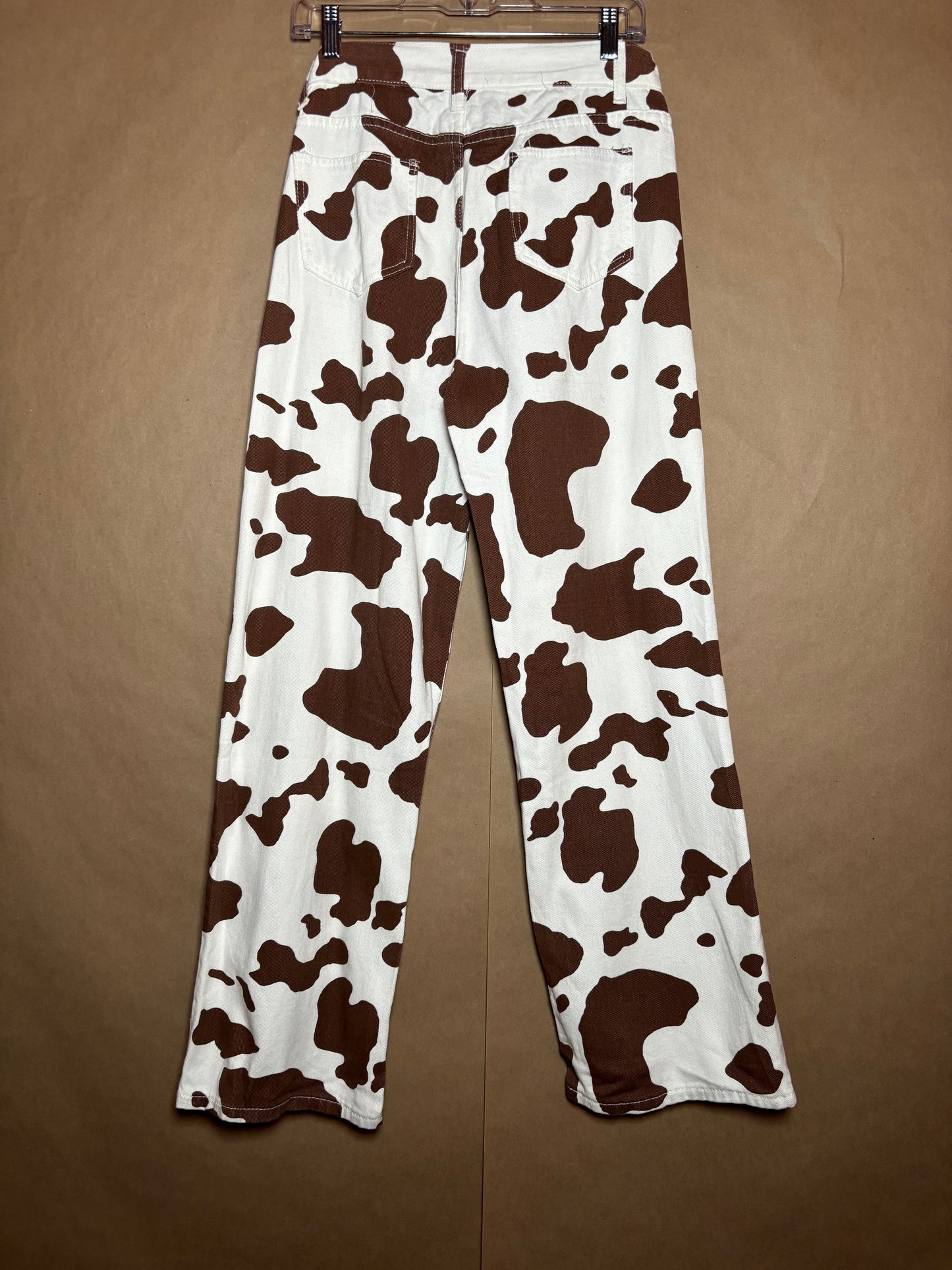 Cow print size medium jeans LIKE NEW