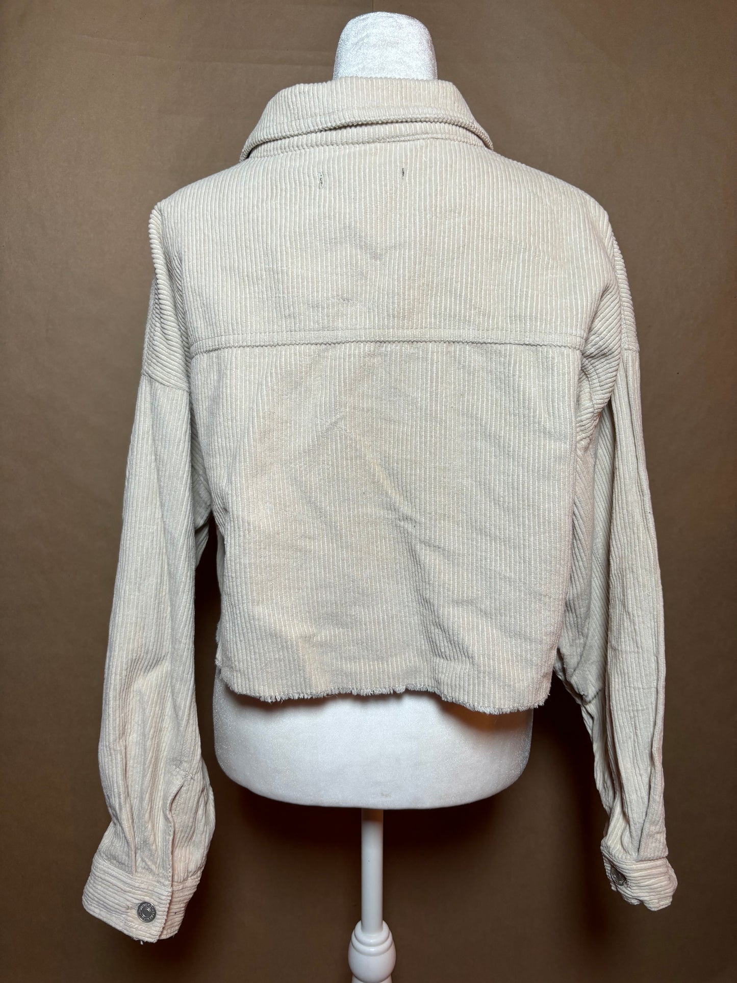 Forever 21 size small corduroy cropped jacket GENTLY USED