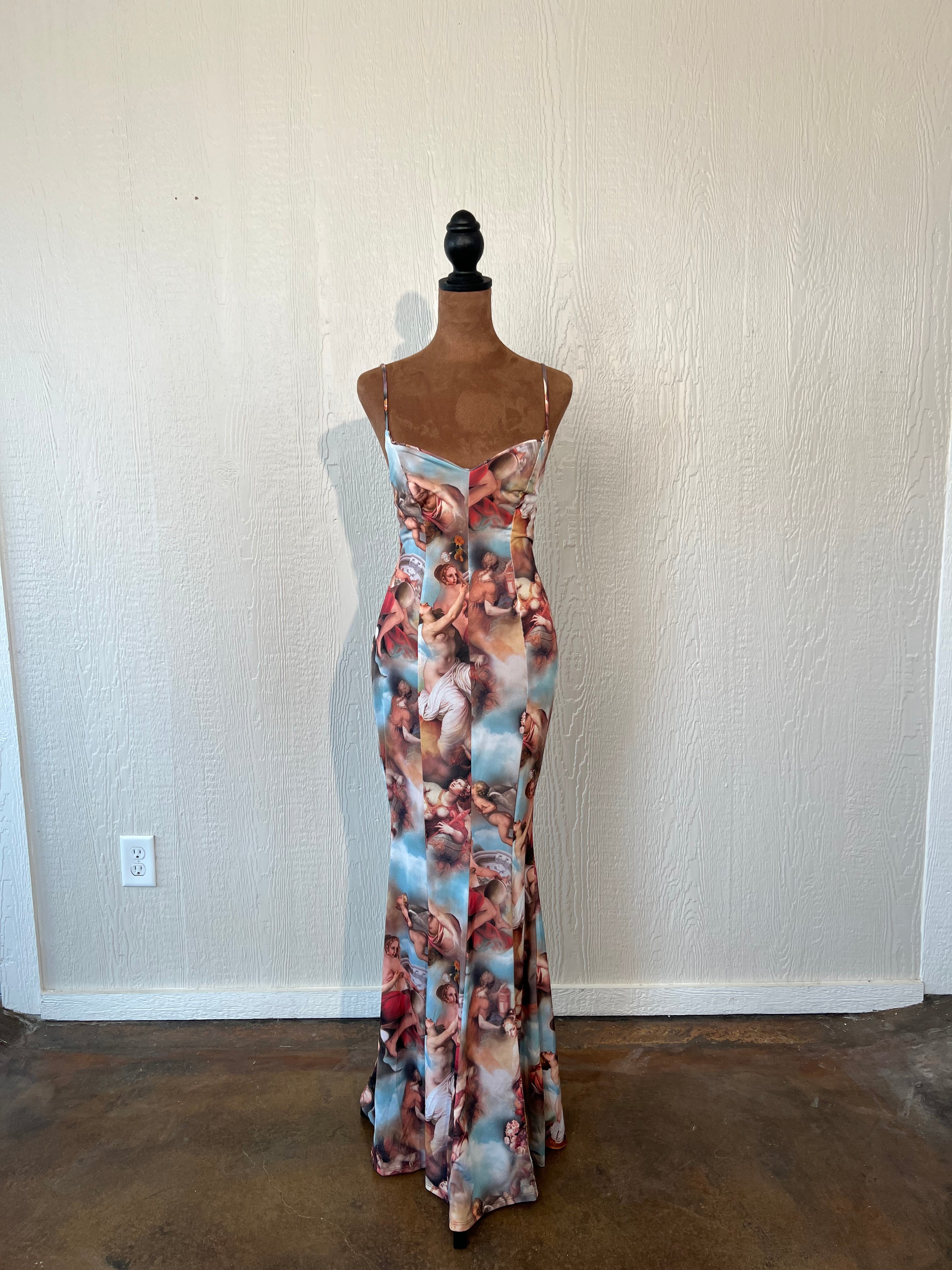 fitted lace wedding dress Fashion Nova size small maxi dress NWT – Western Gringa