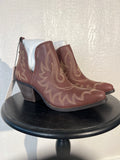 Myra size 10 brown cowgirl booties NWT