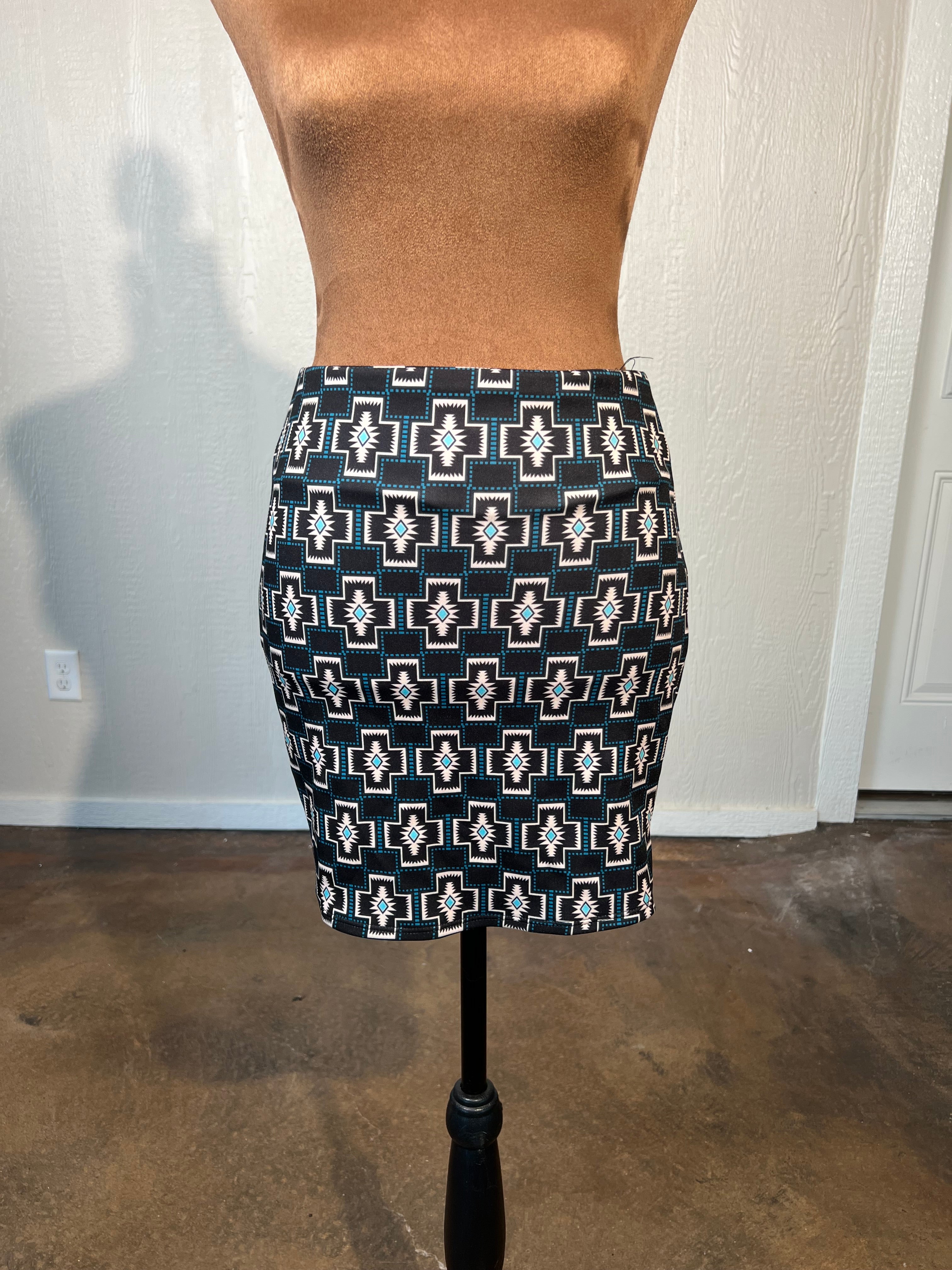 Lucky and blessed size small mini skirt NWT