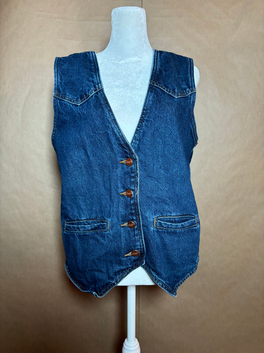 Wrangler size medium denim vest NEW WITH TAGS