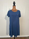 HOOEY size medium blue tshirt dress LIKE NEW