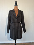 Timing size small cropped blazer/skirt set LIKE NEW