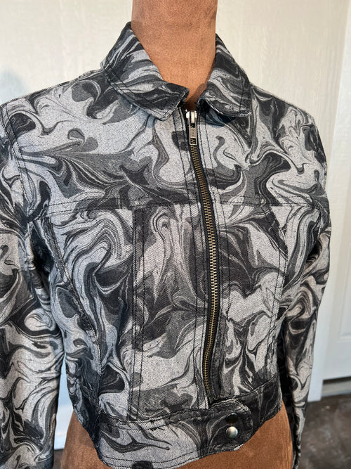 BDG size small graphic jacket LIKE NEW