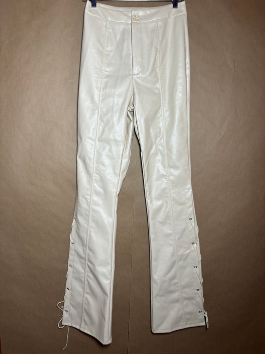 Pretty Little Thing size small faux leather pants LIKE NEW