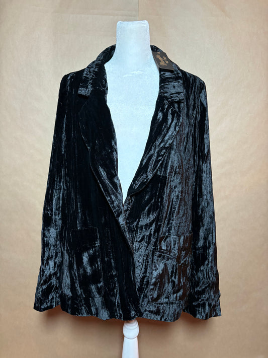 Wrangler size medium faux velvet blazer NEW WITH TAGS