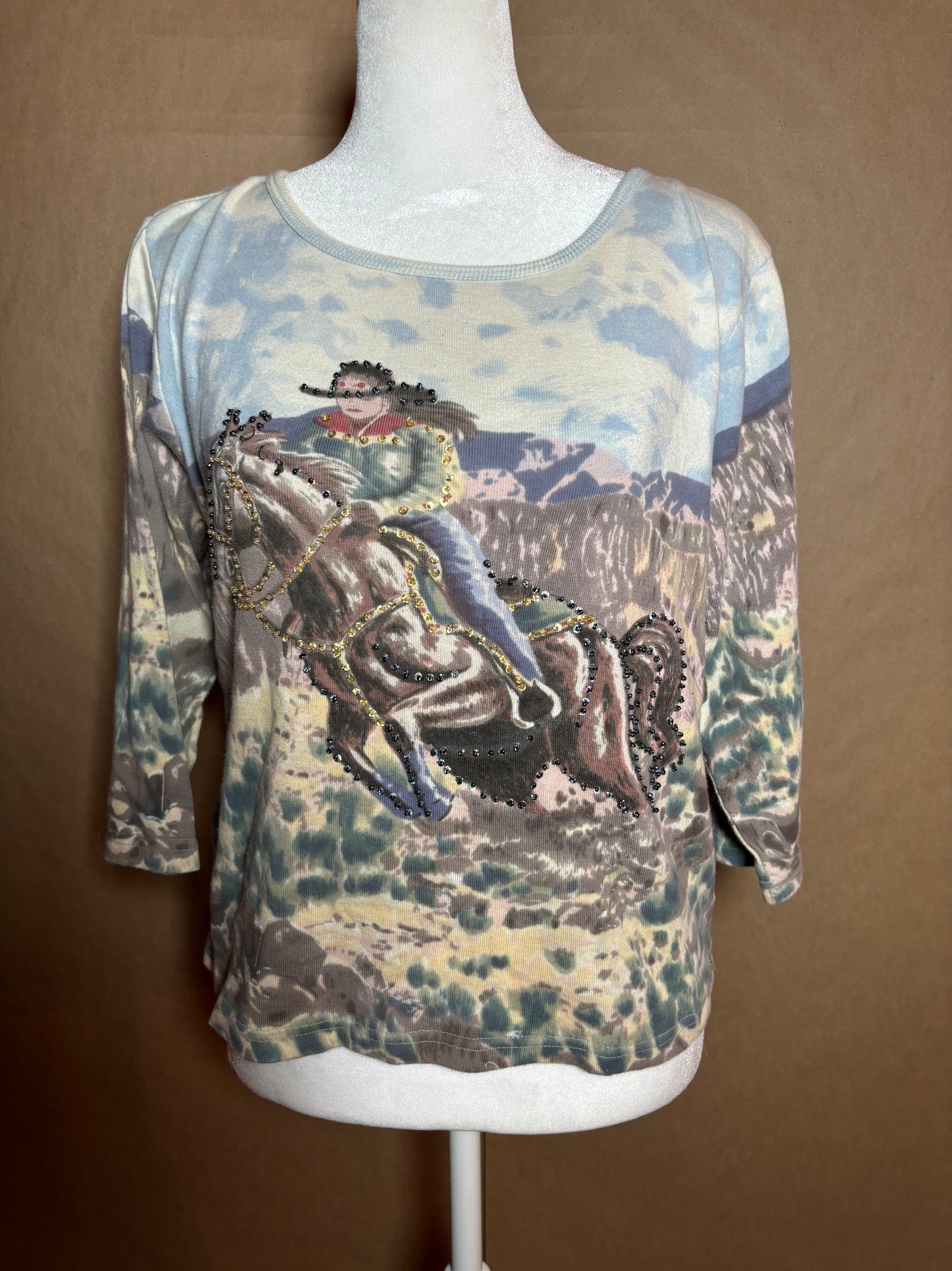 Don't Mess size medium with Texas top VINTAGE