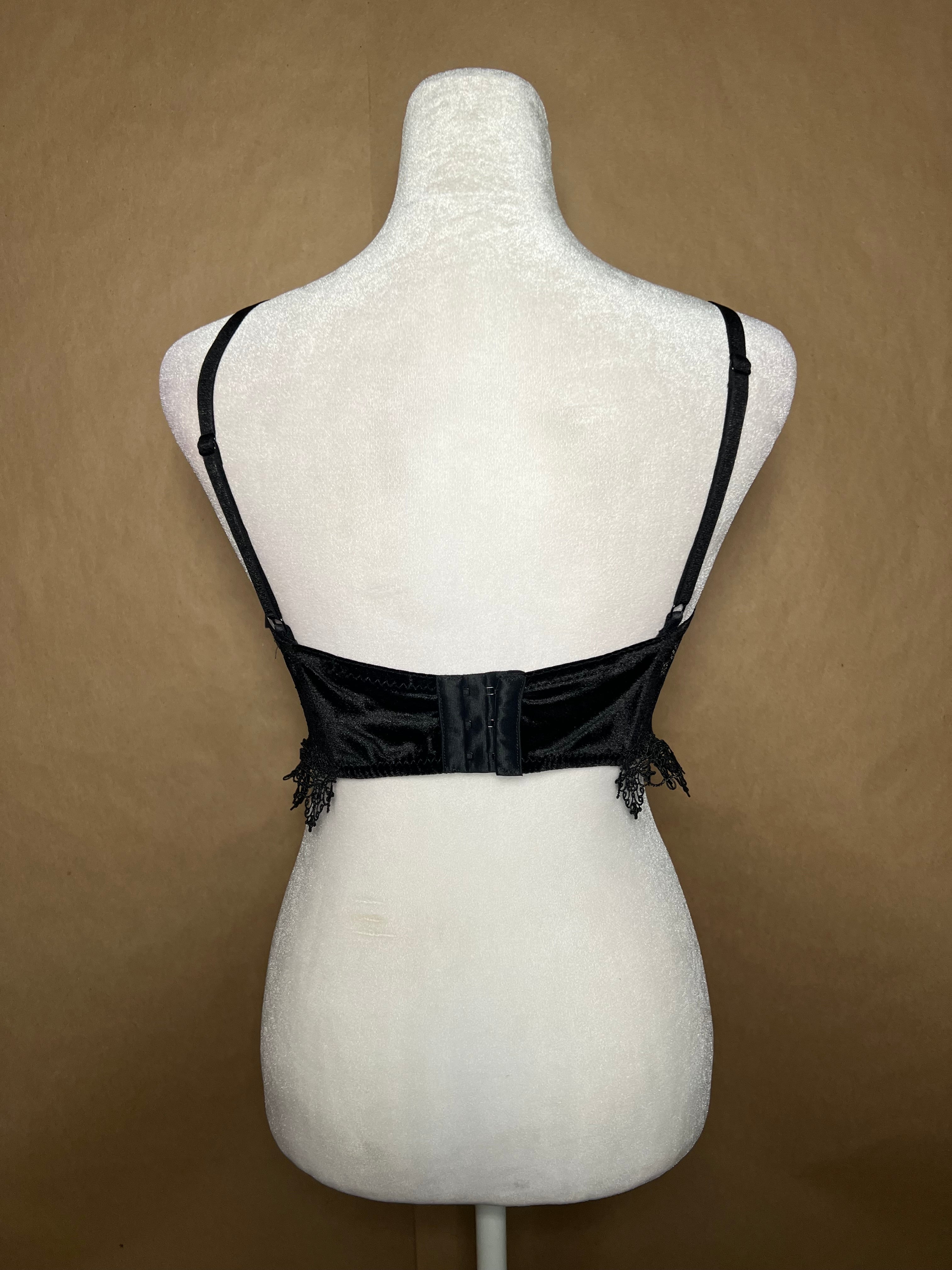 Dolls Kill size small velvet crop top NEW WITH TAGS
