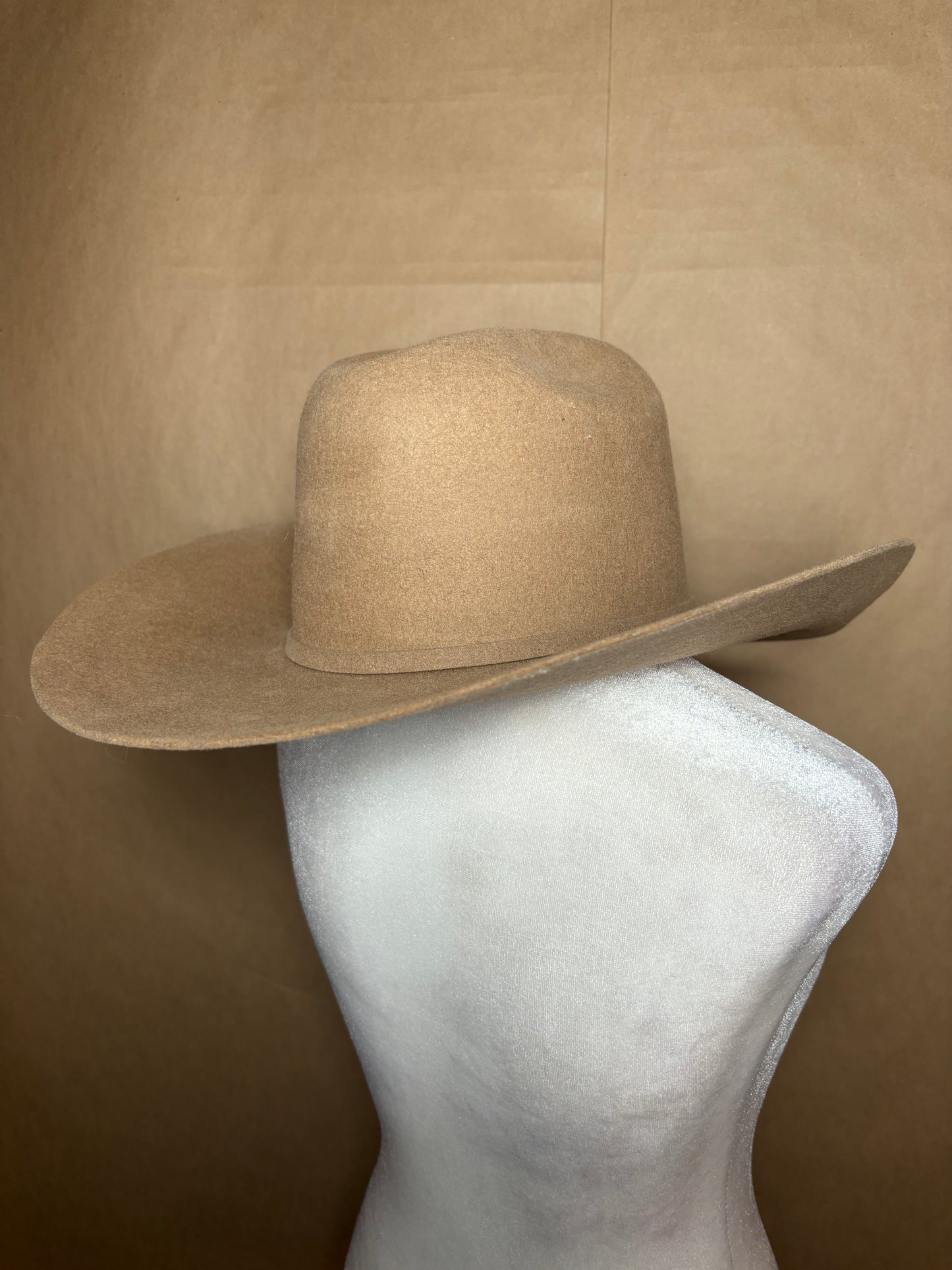 Pro Hats size 7 wool pecan cowboy hat LIKE NEW