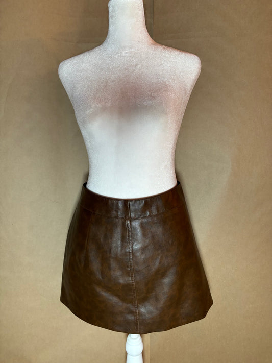 Fashion Nova size small faux leather skirt LIKE NEW