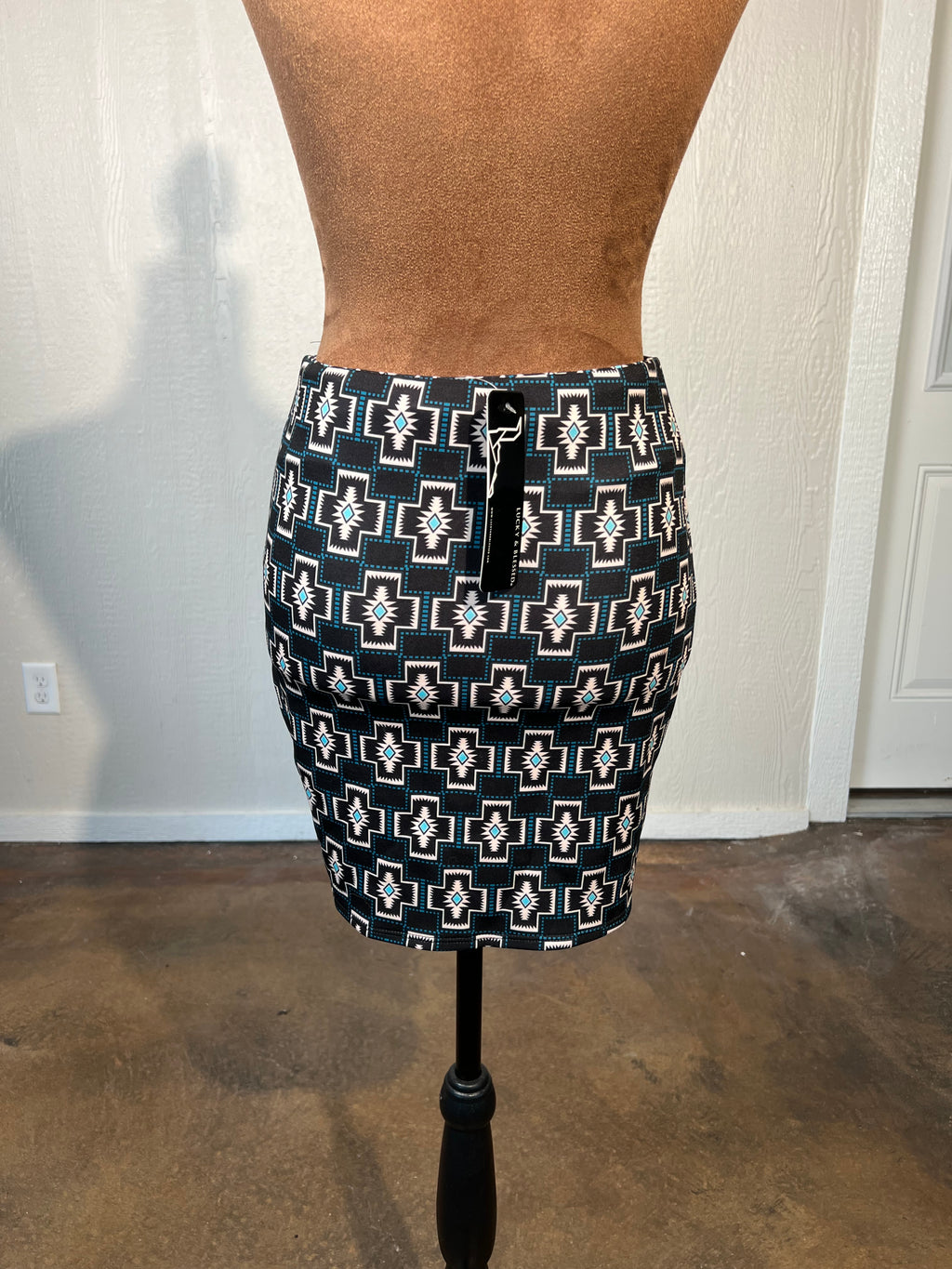 Lucky and blessed size small mini skirt NWT