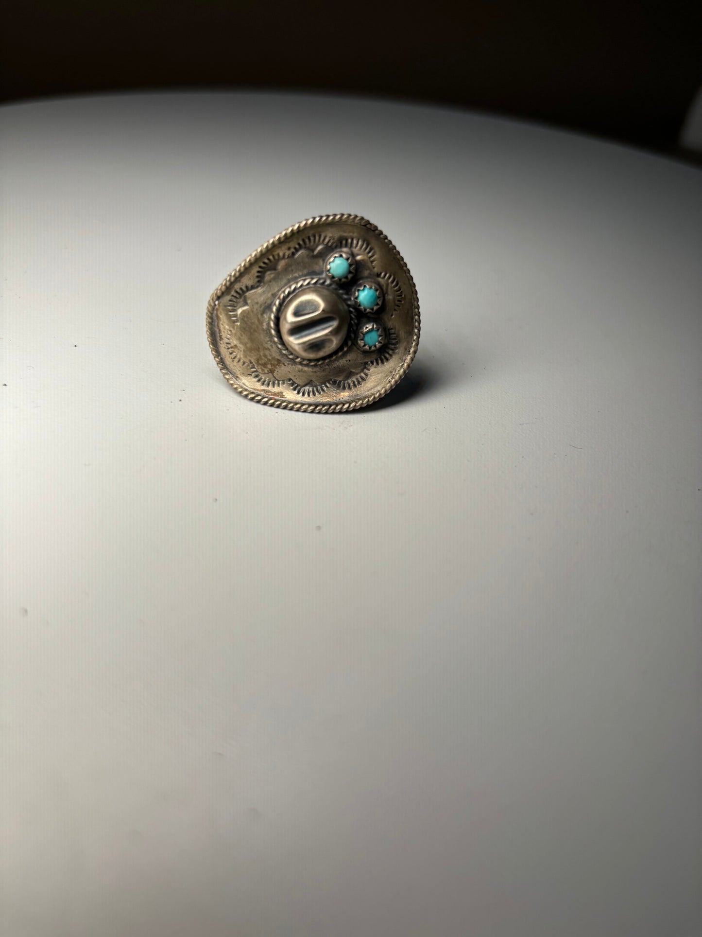 Genuine Navajo sombrero ring