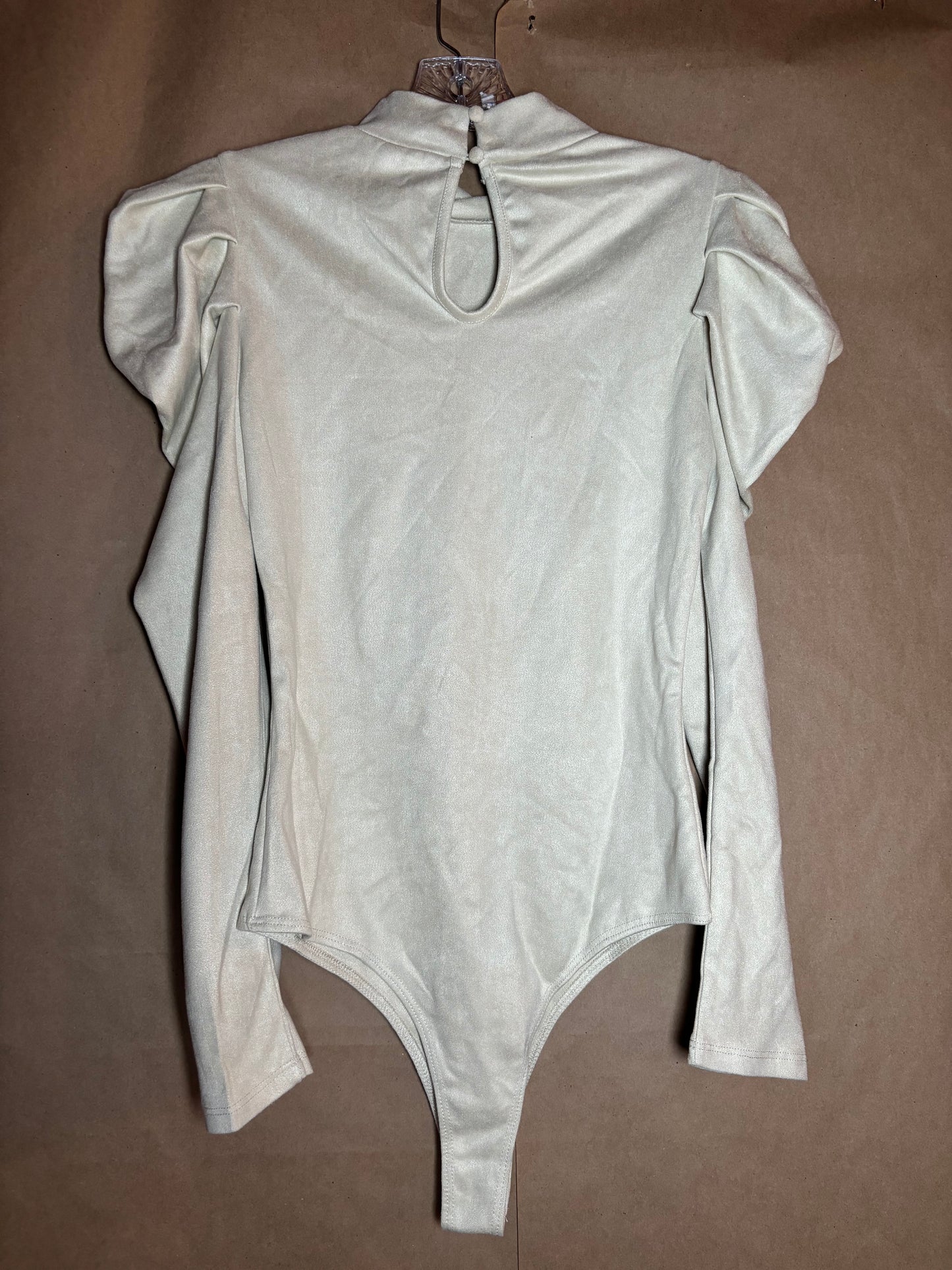 TCEC size small suede body suit NEW WITH TAGS