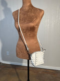 Pretty Little Thing cross body spiked purse USED