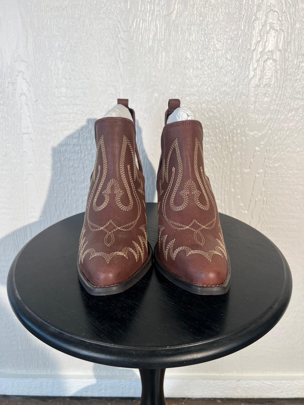 Myra size 10 brown cowgirl booties NWT