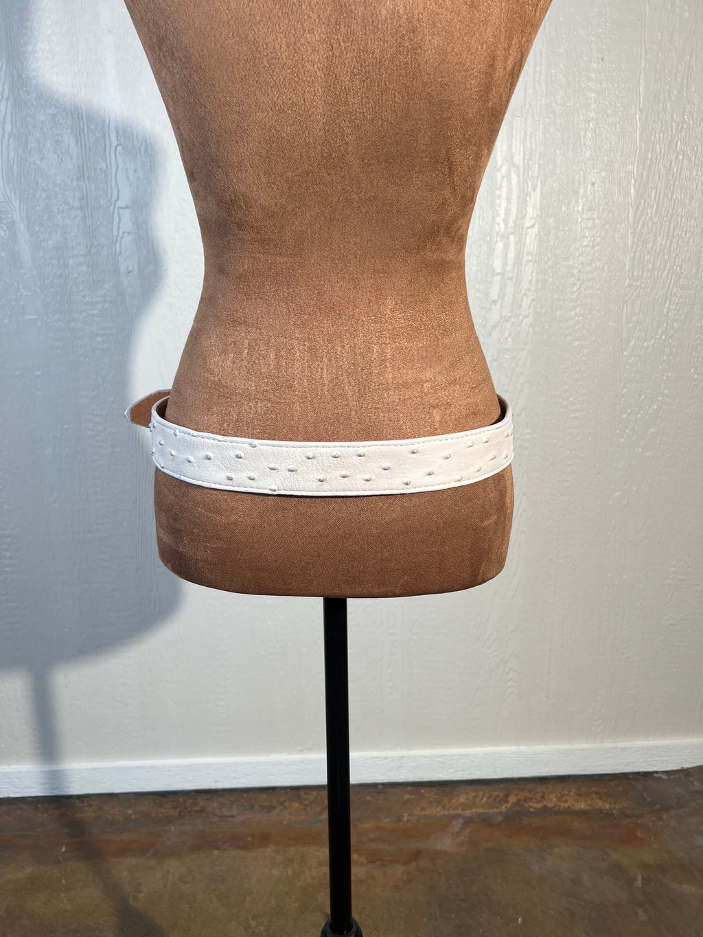 Faux Ostrich belt size 44" GENTLY USED